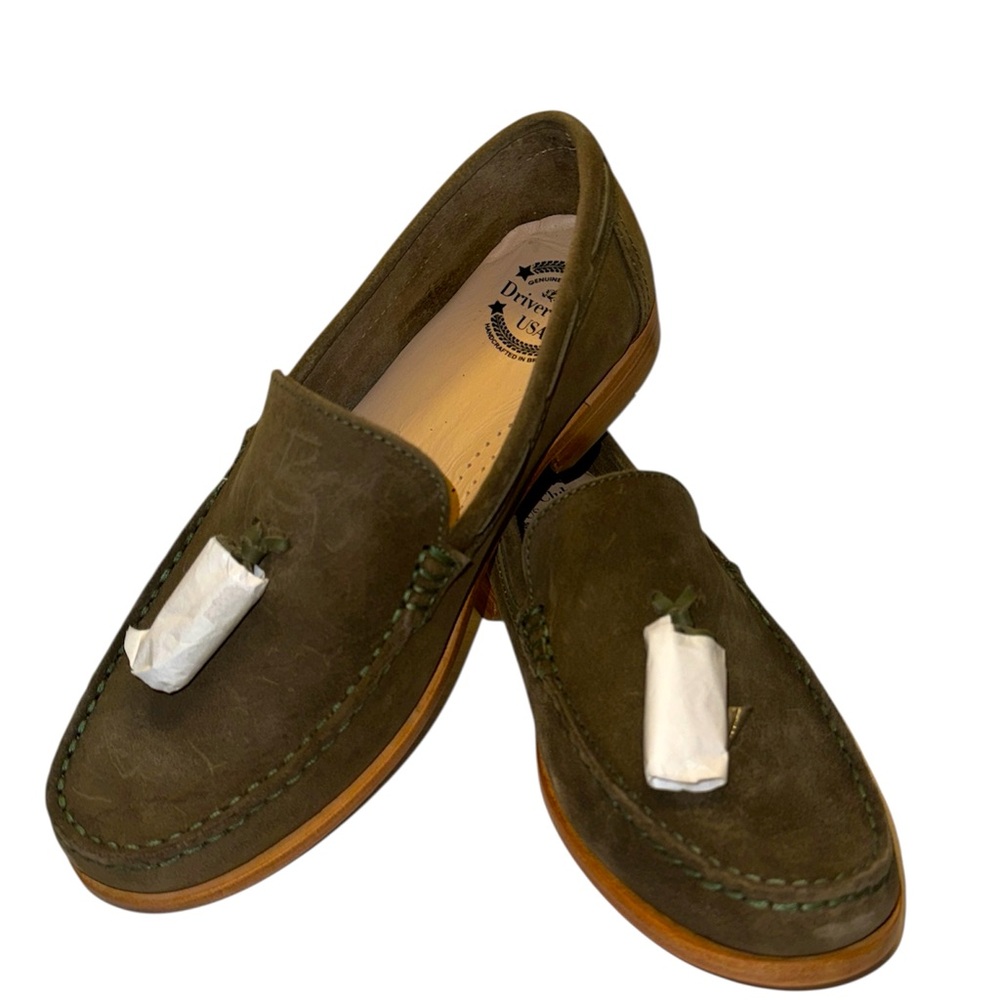 Driver Club USA Olive Green Loafers